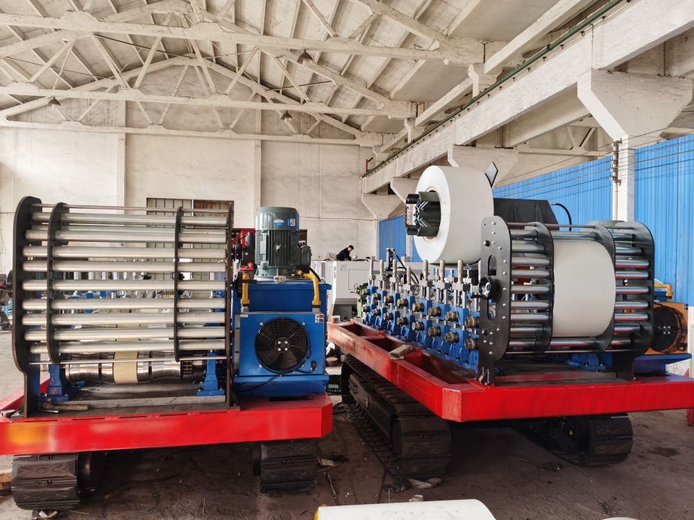 Custom Fascia Roll Forming Machine Rain Seamless Gutter Equipment