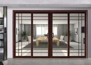 China Soundproof Aluminum Alloy Sliding Door , Residential Aluminum Sliding Glass Doors wholesale