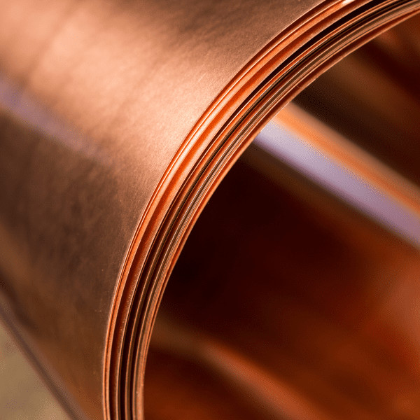 Root Barrier Rolled Annealed Copper Foil Shielding 0.2mm Thickness 600mm Width