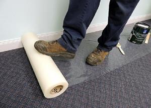 China Customized Carpet Protection Film / Carpet Protection Tape 60cm X 100m wholesale