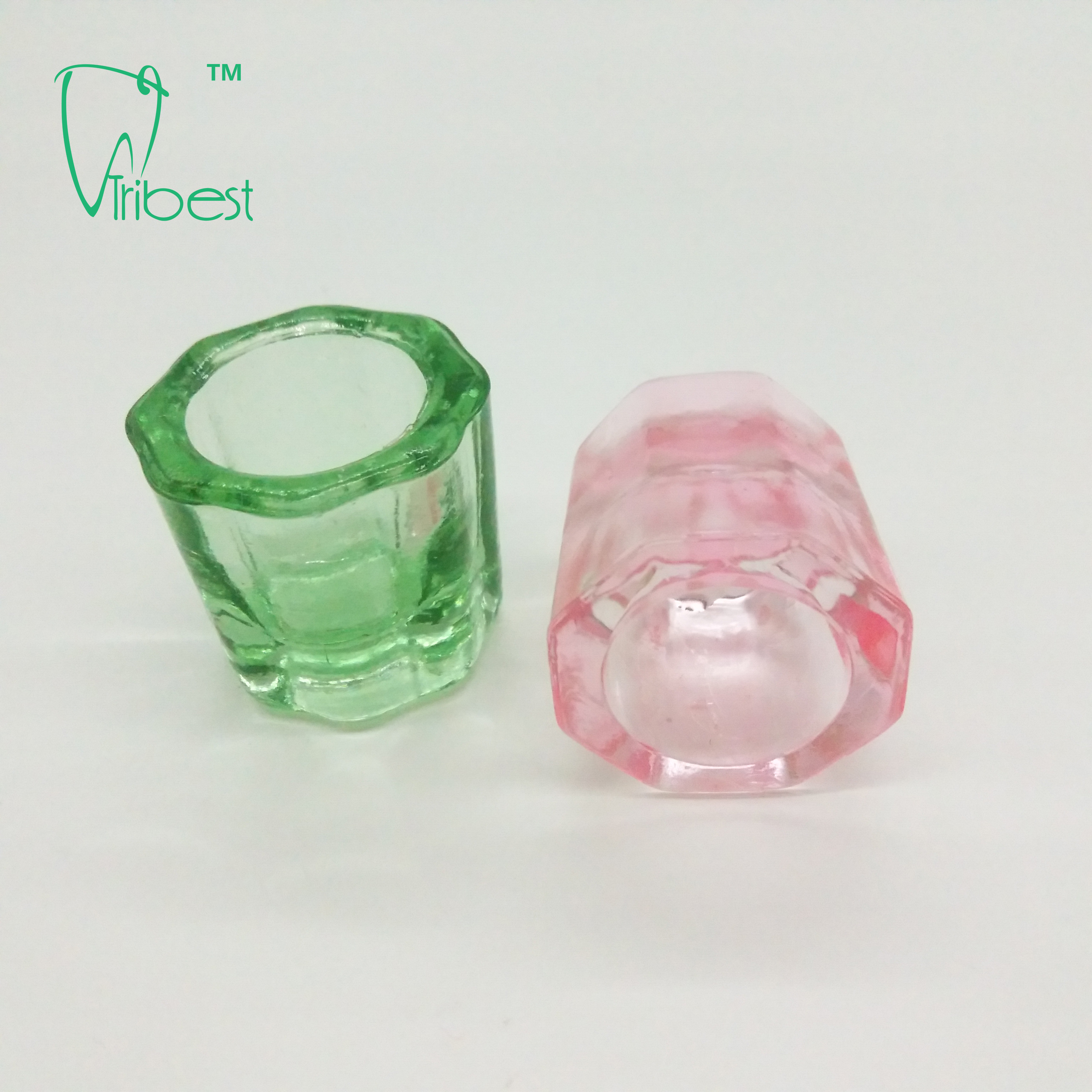 Autoclavable Octagonal Glass Dental Dappen Dishes