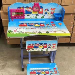 China Student Reading Childrens Drawing Table And Chair Furniture 72x50x10cm wholesale