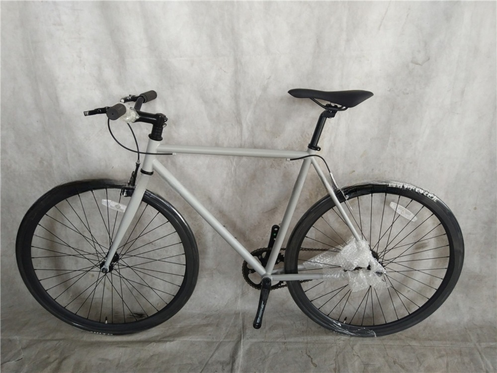 160kg Load Capacity Grey Color Classic Single Speed Fixie Fixed Gear Bike 1.6m Length