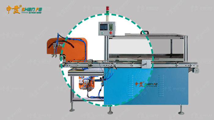 Varnish And Six Color Automatic Screen Printing Machine For Plastic Cosmetic Tube With Auto loading System SF-SHR720