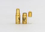 plastic shell 10ml Glod Black Mini Aluminum Pill Bottle