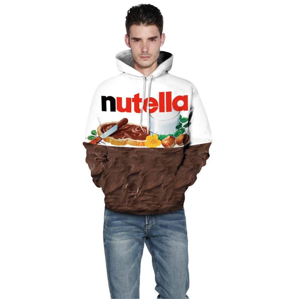 80% polyester Food Thin 3d Sweatshirts woman/man clothes Hoodies sweatshirts any color