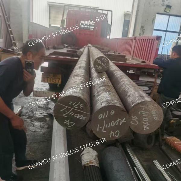 CD4MCU Super Stainless Steel Round Bar / Rod Diameter 10 - 350mm Hot Rolled Steel Bars