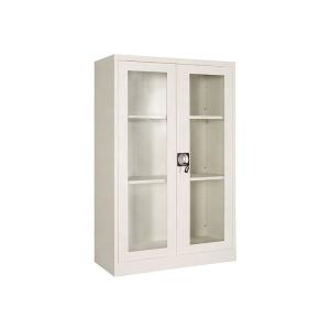 China Tall KD Structure Insulated Glass Door Filing Cabinet wholesale