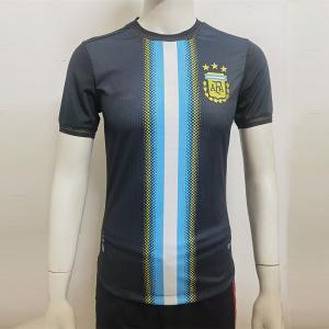 China Permeable Durable Soccer Team Jersey 100% Polyester Fabric Jersey wholesale