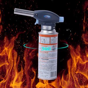 China Black Plastic 17cm Kitchen Gas Torch For Food Heating wholesale