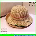 LDMZ-006 natural raffia straw crochet women beach hats