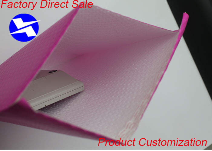 Light Weight Bubble Shipping Envelopes , Red Colored Poly Mailers 6*9" Inches