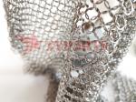 Space Partition Stainless Steel Metal Ring Mesh 1.2mmx10mm