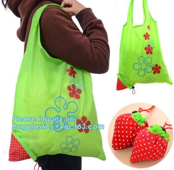 sublimation printing 190T polyester foldable bag,Wholesale custom polyester reusable foldable shopping bags with logos