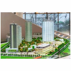 China 1:100 Architectural Scale Model Urban Development With Parks And Water Features wholesale