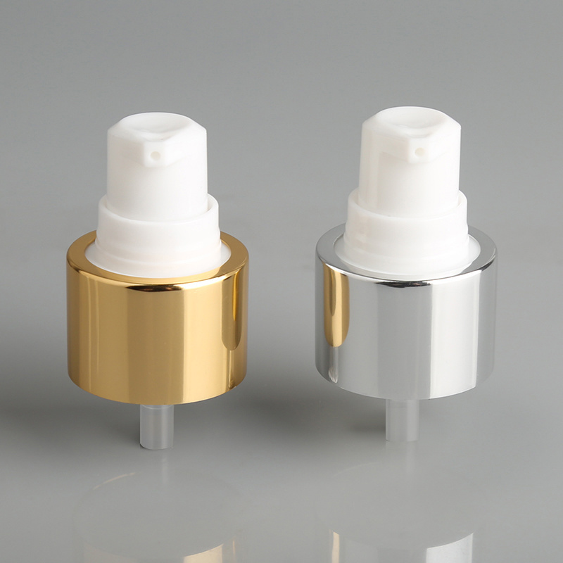 20mm Aluminum Treatment Pump for Plastic Lotion Pump in Sliver