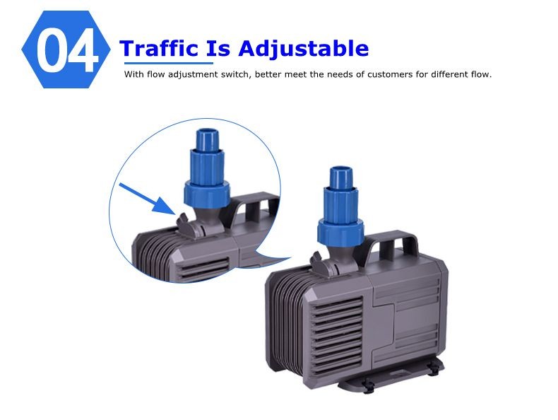 FS-6 Series Outdoor Submersible Pump For Hydroponics ABS Plastic Shell