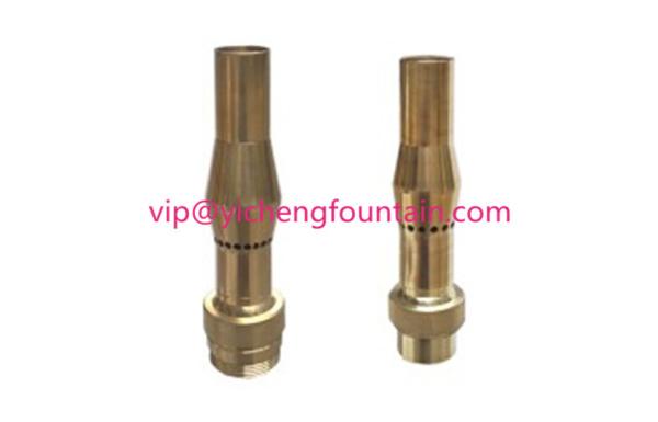 Quality DN15 - DN40 Water Fountain Spray Heads Forthy / Air Mixed Fountain Nozzle Brass Material for sale