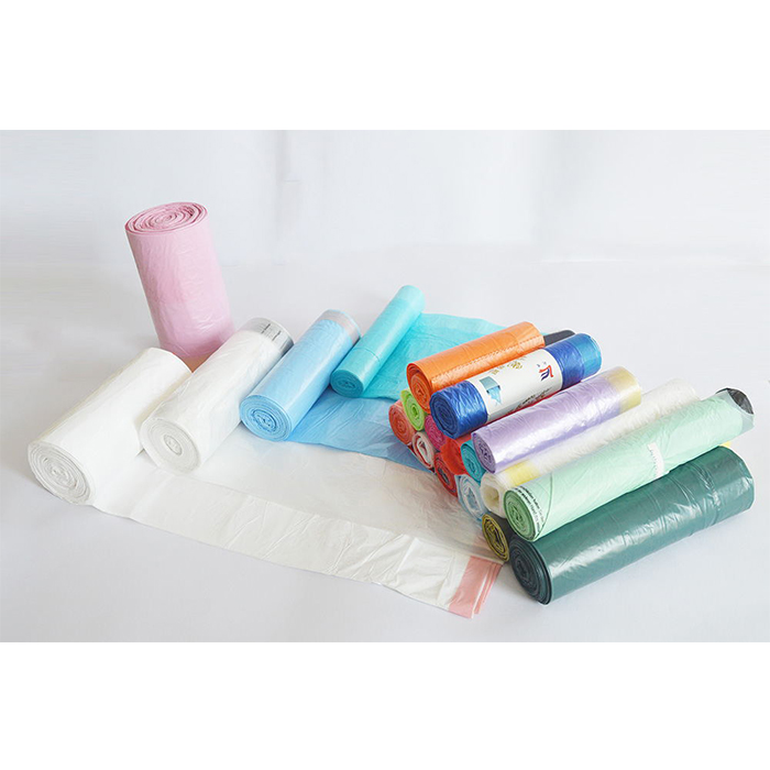 PE Drawstring Plastic Bags 5-60 Mic Thickness Essential For Waste Disposal