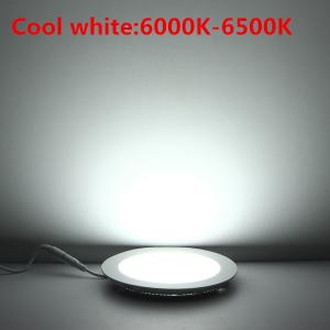 China High Quality 3W / 6W / 9W / 12W / 15W/ 18W LED round Panel Light 2700-6500k Color wholesale
