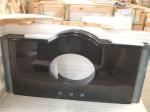 Black Natural Granite Countertops , High Density Solid Black Granite Countertops