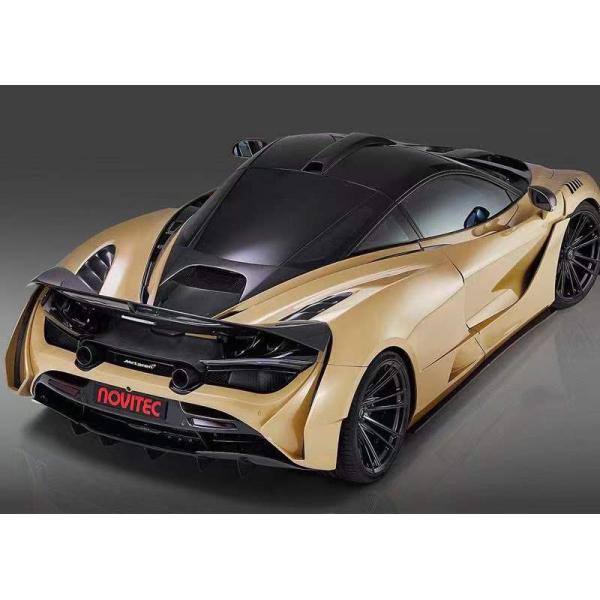 Car Roof Air Scoop for Mclaren 720S N Style Carbon Fiber Roof Air Scoop Vent for Mclaren 720S Coupe 765LT Roof Vent
