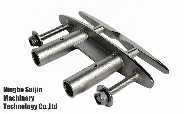 Boat Marine Stainless Steel Flush Mount Pull up Cleat Lift Casting
