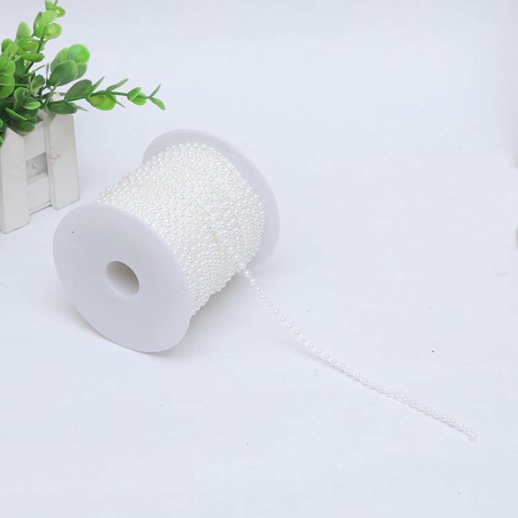 High Quality DIY Handmade ABS White Color Plastic Pearls Link MOT Beads