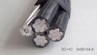 0.6/1kv Aerial Bundled 4 Core Abc Cable Aluminum Alloy 1350-H19 Conductor