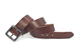 China Classic Everyday Full Grian Male Casual Leather Blet With Pin Buckle wholesale