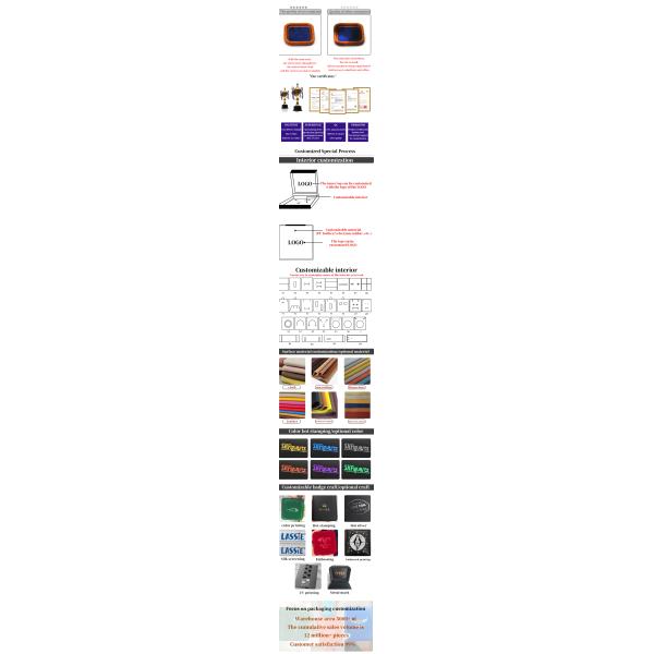 Solid Wood Luxury Jewelry Display Props Navy Super Fiber Lining for Jewelry Exhibition