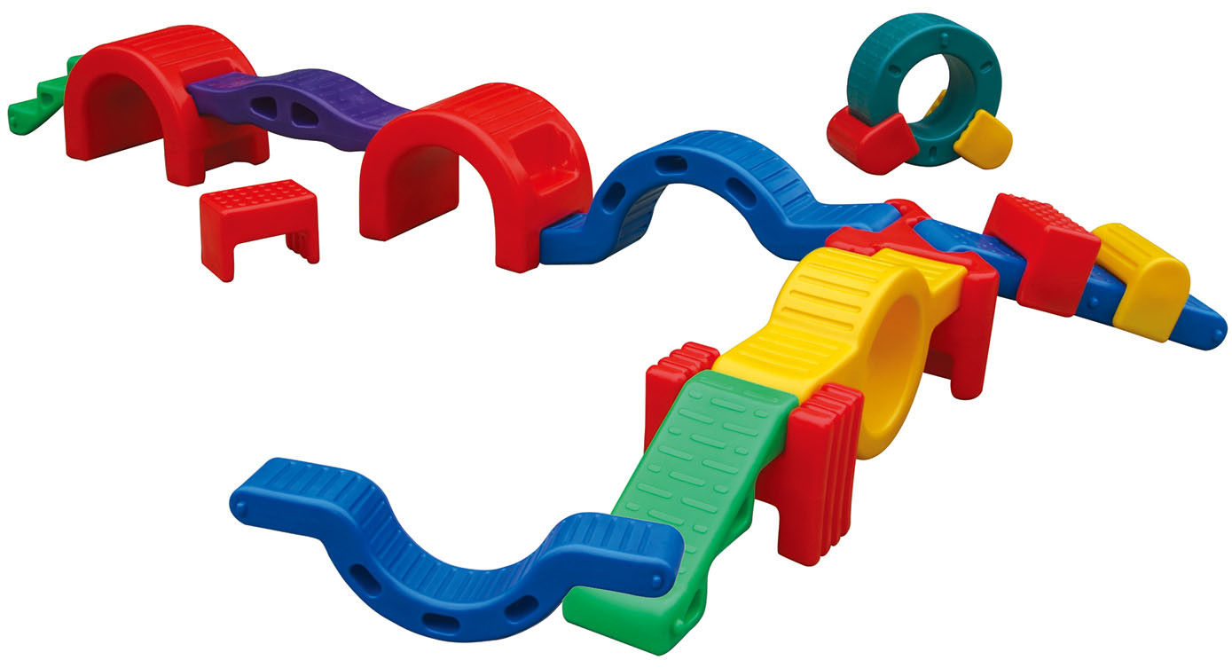 plastic outdoor play house small children slide play set for toddler to play