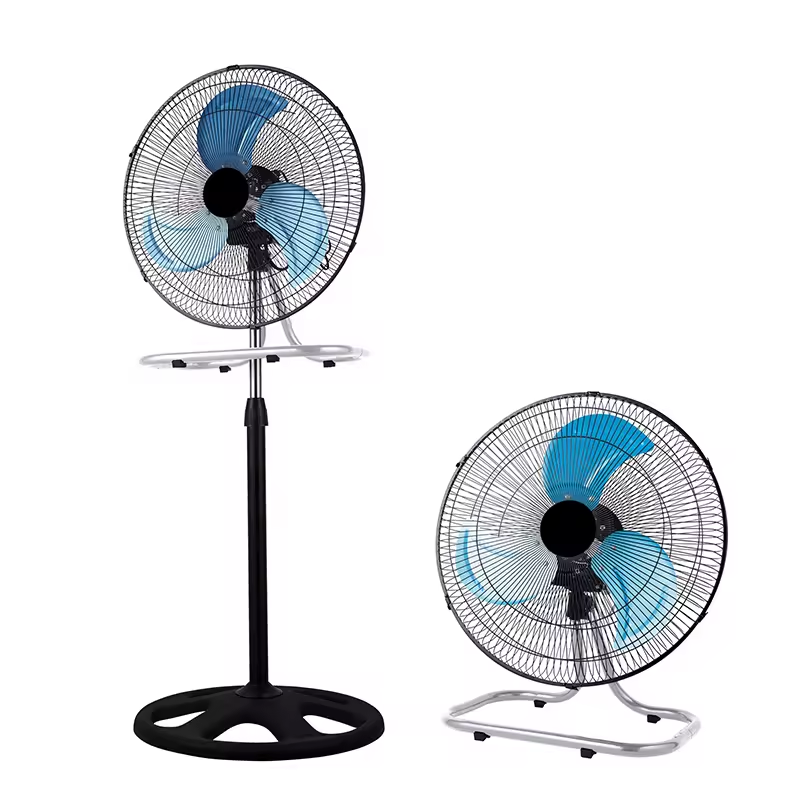 Commercial Electric Pedestal Fan 18'' 110V/220V 3 in 1 for Household and Industrial
