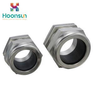 China PG Thread SS304 Stainless Steel Cable Gland Oil Resistance Waterproof Pg16 wholesale