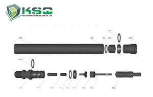 China Tungsten Carbide Rock Drilling Tools Drill Rod / Spare Parts for Mining wholesale