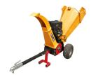 12cm Chipping Capacity Gas Wood Chipper , 2 Cutting Blades 15hp Petrol Wood