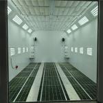 Diesel Turbo Fan Car Spray Booth 32 Pcs Infrared Lamps Easy To Operation