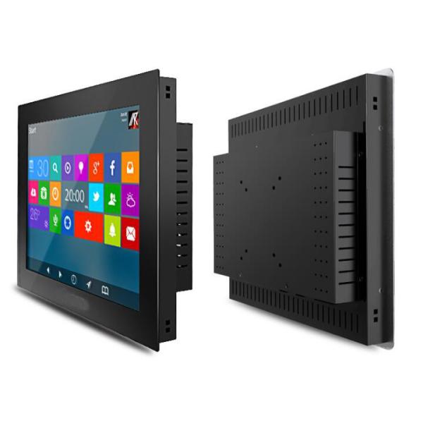 Rugged Dustproof High Bright 19 Inch LCD Resistive Touch Screen Computer Monitor