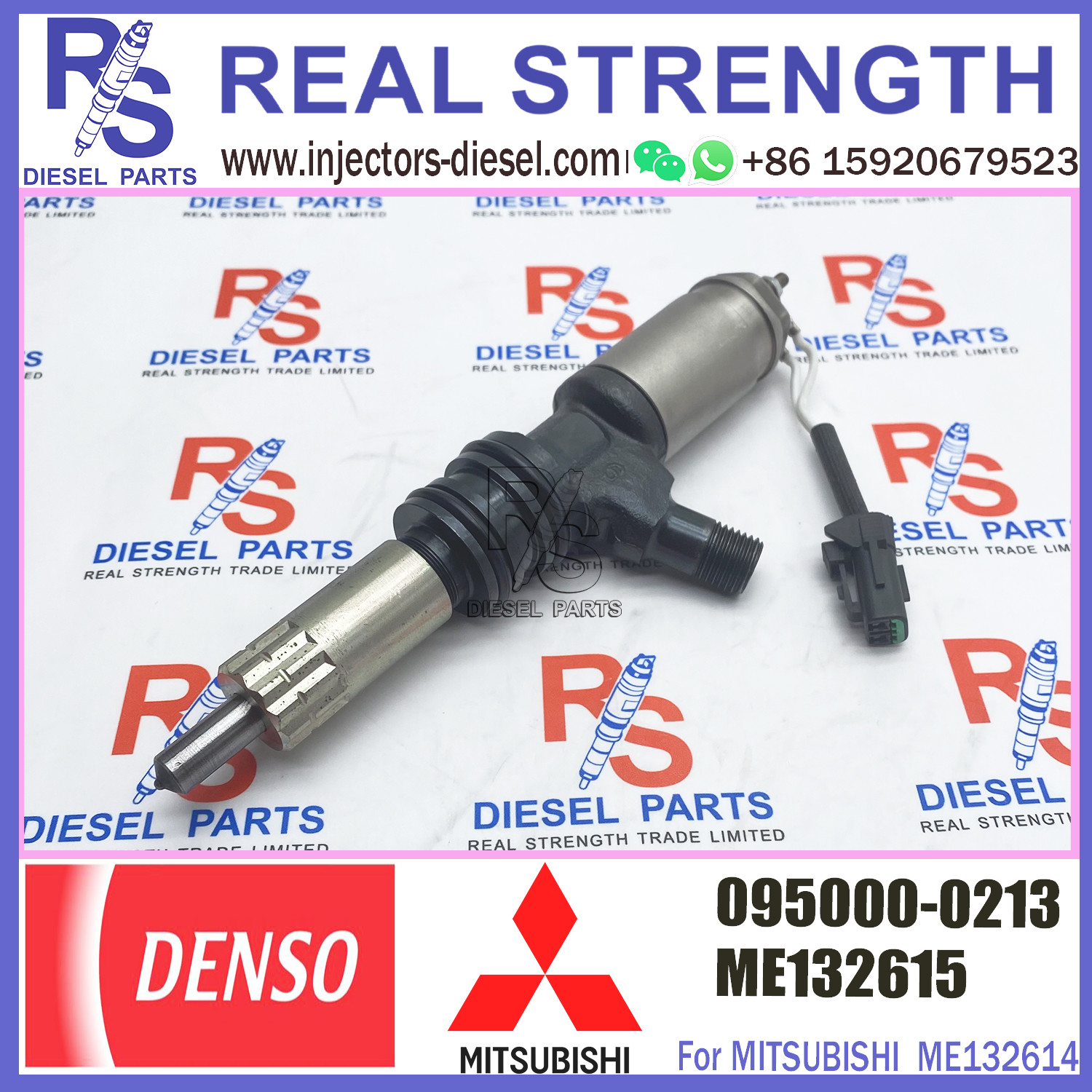 Common Rail Injector Assembly 095000-0212 095000-0213 For MITSUBISHI FH/FK/FM ME132615 ME302570 Fuel injector
