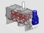Stainless Steel Double Sigma Arm Mixer , 110/ 220V Fluid Mixing Equipment