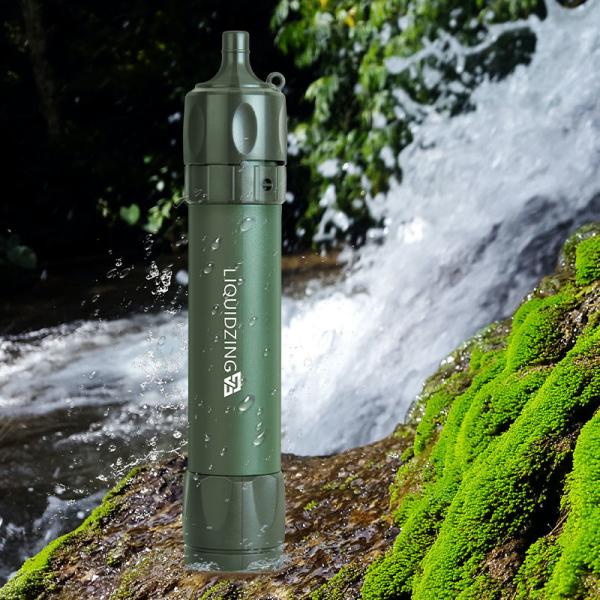 LIQUIDZING Water Filter Straw Portable Water Purifier Personal Water Purificatio