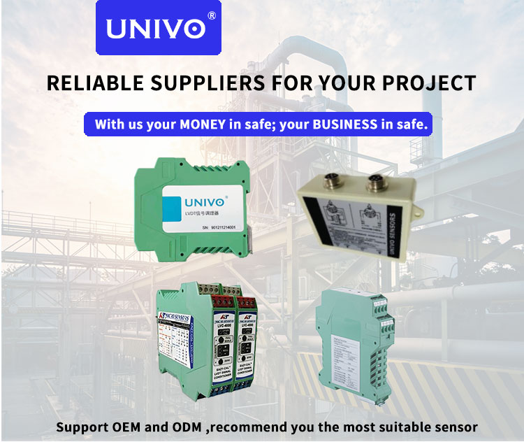 UME1000Y LVDT RVDT Half Bridge Sensor For Displacement Detection At 32-160℉