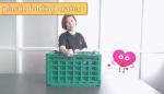 New Design collapsible plastic moving Folding crate for sale