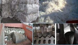 China Film Scrap Agricultural Shredder Machine , Single Shaft Agricultural Waste Shredder wholesale