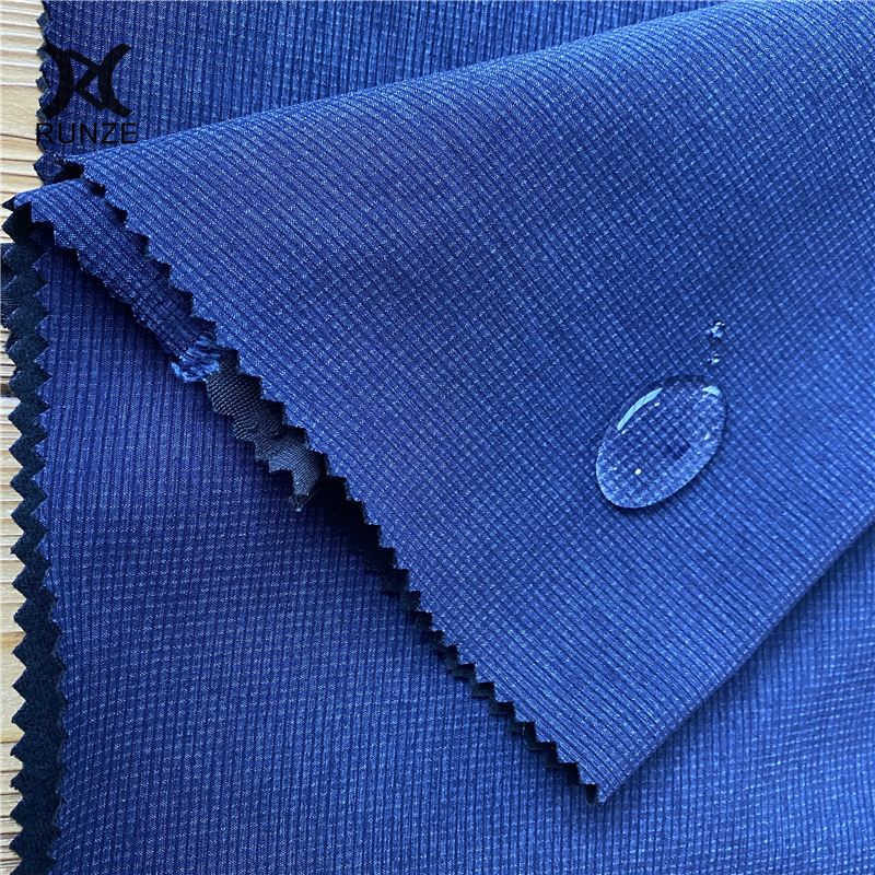 Recycled Polyester Minimatt Gabardine RPET Fake Wool Fabrics For Uniform Suits Blazers