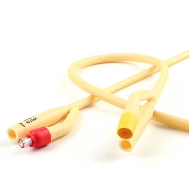 Disposable Medical Two Way Three Way Latex Foley Balloon Catheter