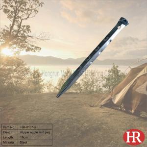 China 18 cm steel ripple tent stakes wholesale