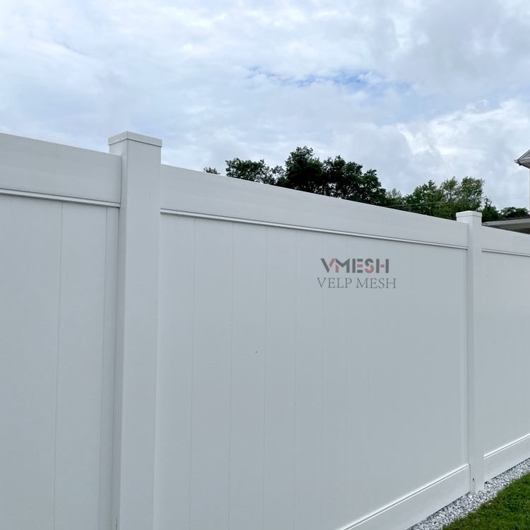 Durable Garden Pvc Fence Privacy Heavy Duty White Panels