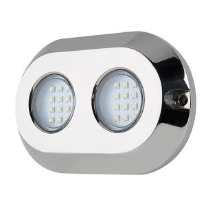 China Surface Mount 12V 24V 120W Dual Color Underwater Boat Lights wholesale