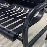 Outdoor Street Steel Advertising Garden Benches